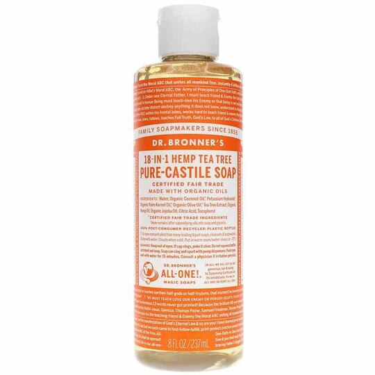 18-In-1 Hemp Pure Castile Soap, DRBM